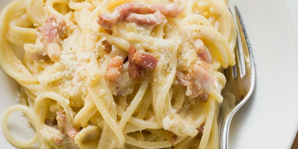 Carbonara recipe made by your Nonna